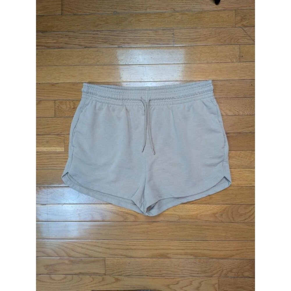 H&M Lounge Shorts Pull On Sweatshorts In Beige Size L